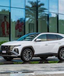 Đường gân dập nổi thân xe Tucson Turbo