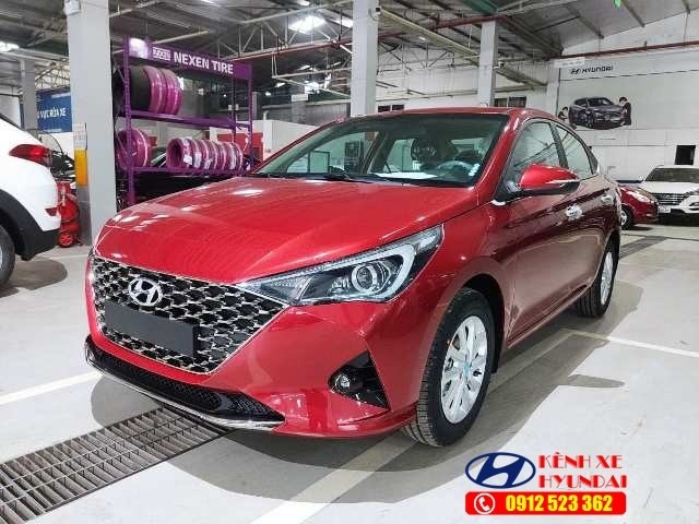 Hình ảnh Accent 2021 Đặc biệt màu đỏ  Hyundai Sài Gòn