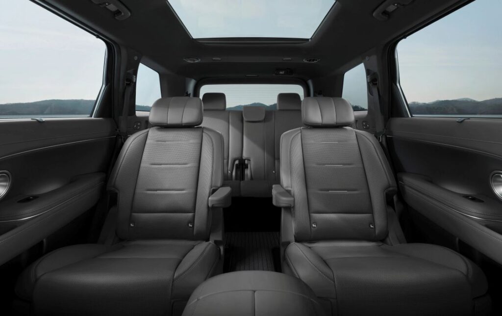 Hàng ghế thứ 2 Hyundai Palisade 2026